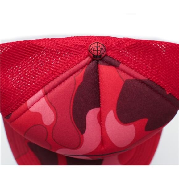 NERD Pharrell Hat Pink Red Camo Rare Japan One Size Adult N*E*R*D Cap 2000s Fash - Picture 6 of 6